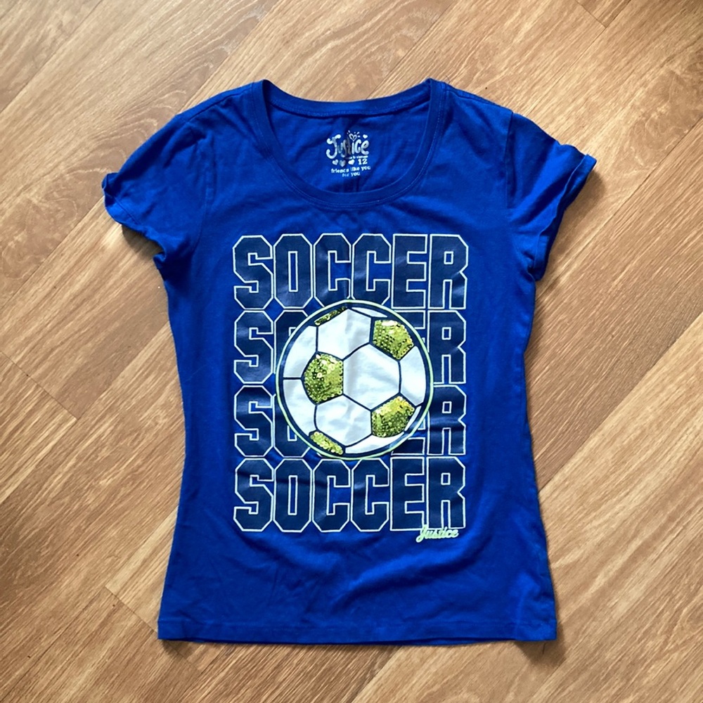 Girls Soccer Tee